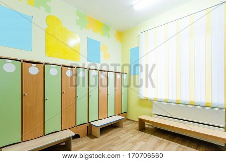Little Changing Room in the Private Kindergarten.