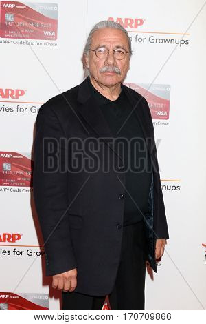 LOS ANGELES - FEB 6:  Edward James Olmos at the AARP Movies for Grownups Awards at Beverly Wilshire Hotel on February 6, 2017 in Beverly Hills, CA