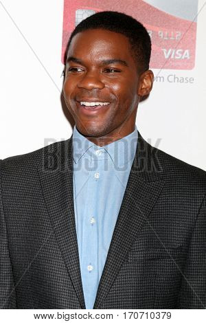 LOS ANGELES - FEB 6:  Jovan Adepo at the AARP Movies for Grownups Awards at Beverly Wilshire Hotel on February 6, 2017 in Beverly Hills, CA