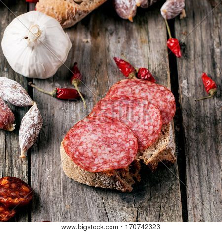 Sausage And Bread