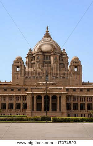 Umaid Bhawan palace hotel v krásném městě jodhpur ve státě Rádžasthán v Indii