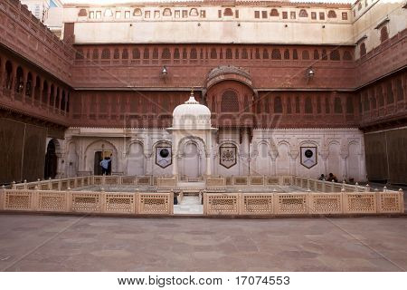 จุนากาห์ฟอร์ทในเมือง Bikaner รัฐราชสถานในอินเดีย