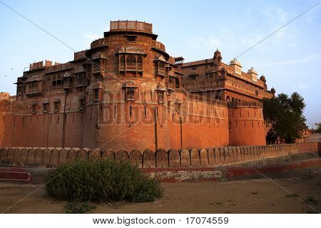 จุนากาห์ฟอร์ทในเมือง Bikaner รัฐราชสถานในอินเดีย