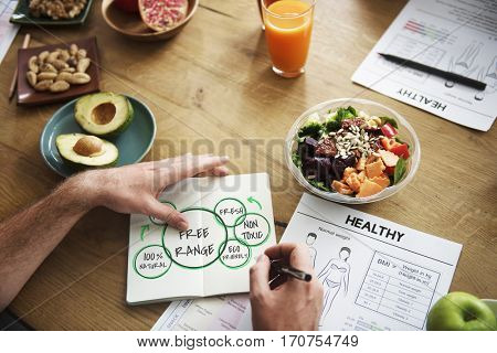 100% Natural Nutrion Healthy Eating Life
