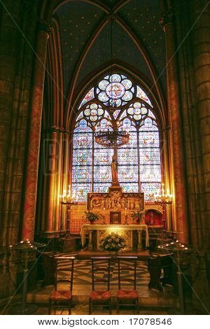 Notre Dame Altar Kirche windo