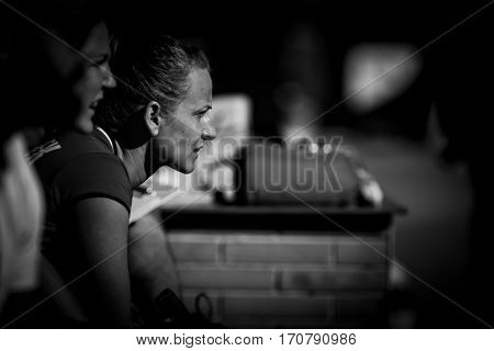 VALENCIA, SPAIN - FEBRUARY 7: Magdalena Szczurek during Hockey World League Round 2 match between Ghana and Poland at Betero Stadium on February 7, 2017 in Valencia, Spain