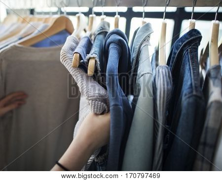 Clothes Shop Costume Dress Fashion Store Style Concept