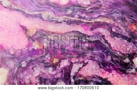 charoite stone texture macro photo