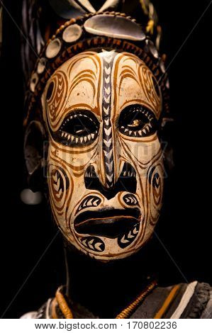 A Tribal masks from Papau New Guinea