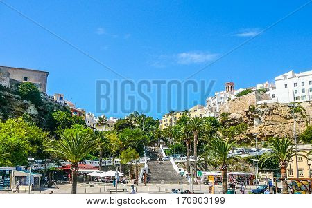 Hdr View Of Mahon Minorca