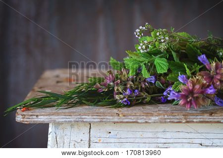 Assortment Of Fresh Herbs
