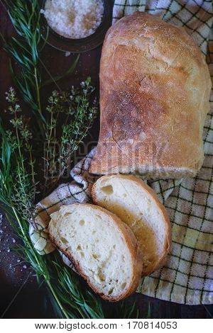 Fresh Baked Ciabatta Bread