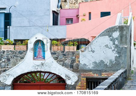 Italy, Ischia, Ischia Ponte, the Malcovati house