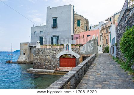 Italy, Ischia, Ischia Ponte, the Malcovati house