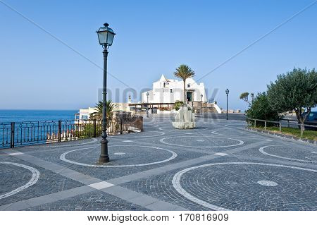 Italy, Ischia, Forio, the Del Soccorso church