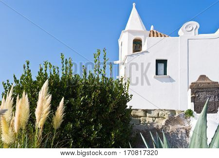 Italy, Ischia, Forio, the Del Soccorso church