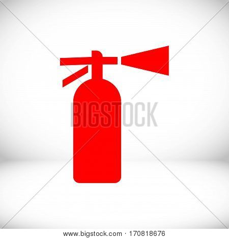 extinguisher icon  stock vector illustration flat design