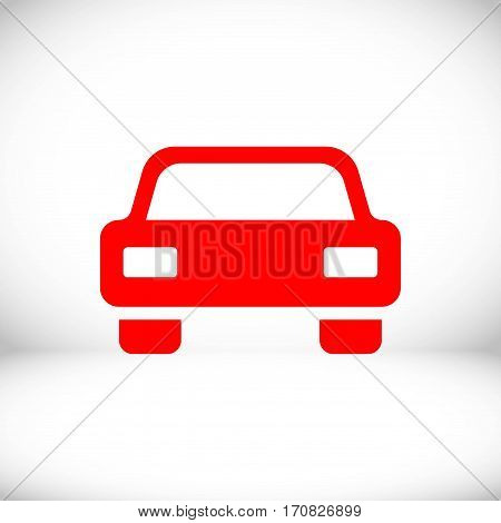 car icon stock vector illustration flat design