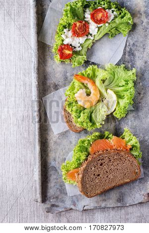 Sandwich With Seafood