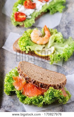 Sandwich With Seafood