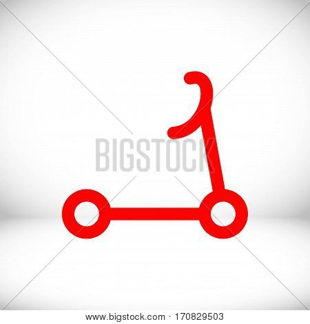 scooter icon stock vector illustration flat design