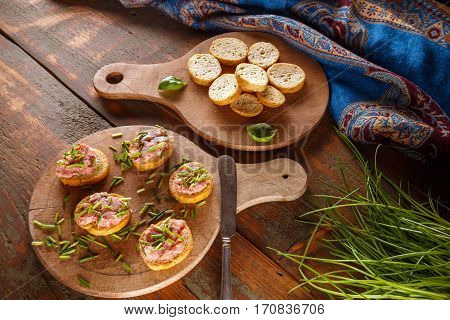 Bruschetta With Liver Sausage