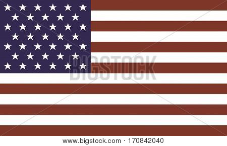 Fine Reproduction of the United States flag