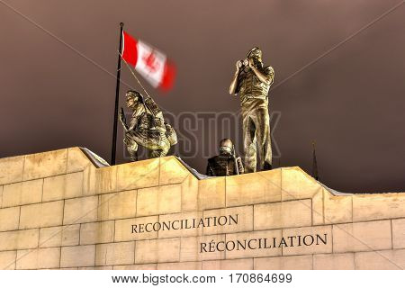Reconciliation: The Peacekeeping Monument - Ottawa - Canada