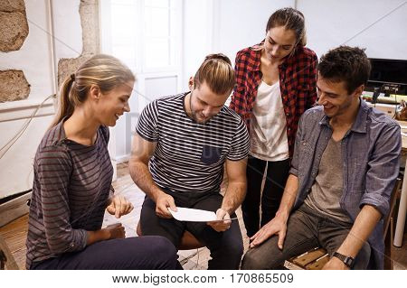Young Businessman Leading By Sharing Ideas