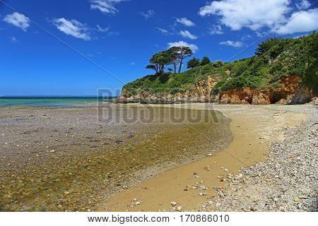 Coast of the Atlantic Ocean near Douarnenez Brittany France