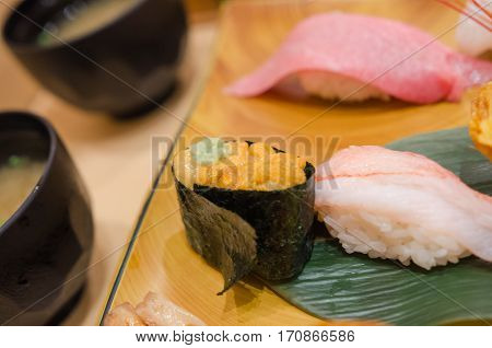 Very Delicious Japanese Sushi Set