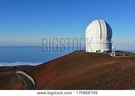 Mauna Kea Telescopes On The Big Island Of Hawaii