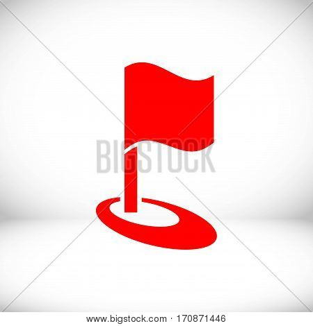 flag icon stock vector illustration flat design