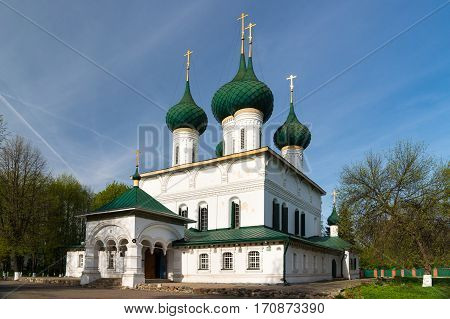Fyodorovskaya Church In Yaroslavl. Golden Ring Of Russia