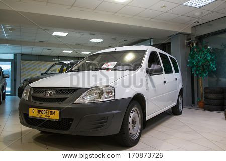 Showroom Of Dealership Chevrolet And Car In It In Kirov City In 2016