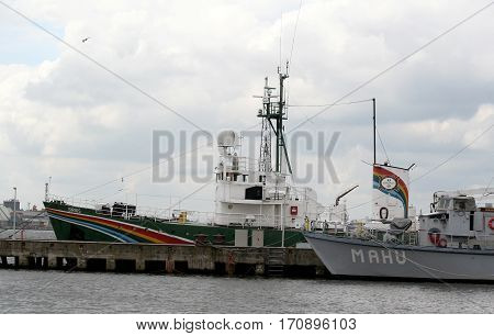 Sirius , Ship Of Greenpeach Mooring