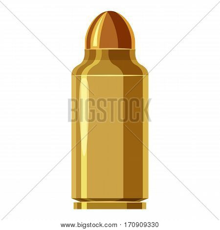 Bullet icon. Cartoon illustration of bullet vector icon for web