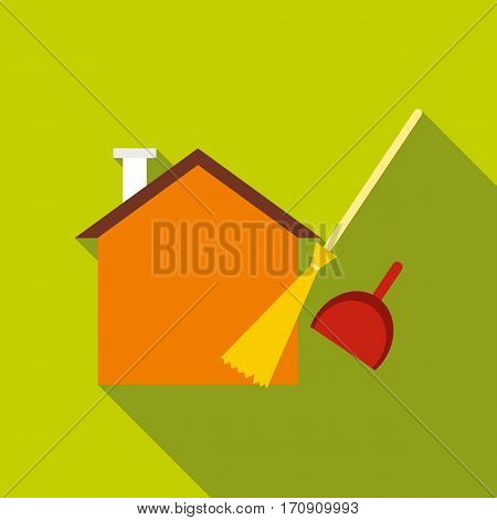 Cleaning icon. Flat illustration of cleaning vector icon for web