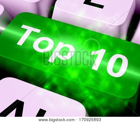 Top Ten Key Showing Best Rated 3D Rendering