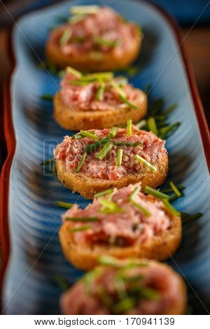 Appetizer Plate With Teewurst