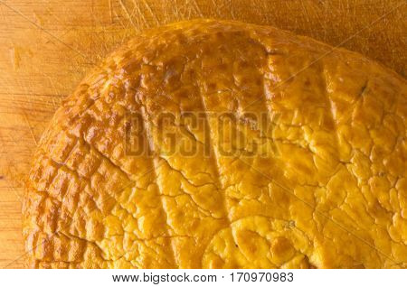 Head Of Traditional Adygei Cheese Handmade