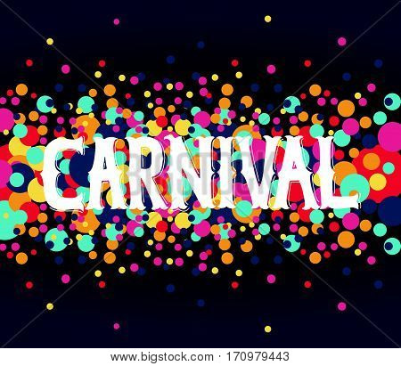 Hand Drawn 'carnival' As Carnival Fair Logotype, Badge/icon