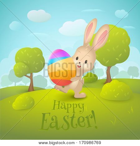 Vector greeting card with text 