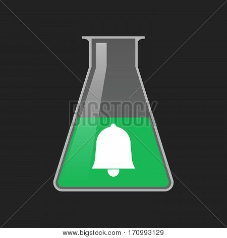 Isolated Test Tube With A Bell