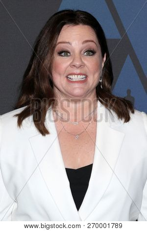 LOS ANGELES - NOV 18:  Melissa McCarthy at the 10th Annual Governors Awards at the Ray Dolby Ballroom on November 18, 2018 in Los Angeles, CA