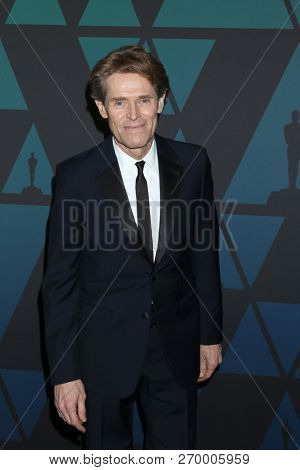 LOS ANGELES - NOV 18:  Willem Dafoe at the 10th Annual Governors Awards at the Ray Dolby Ballroom on November 18, 2018 in Los Angeles, CA