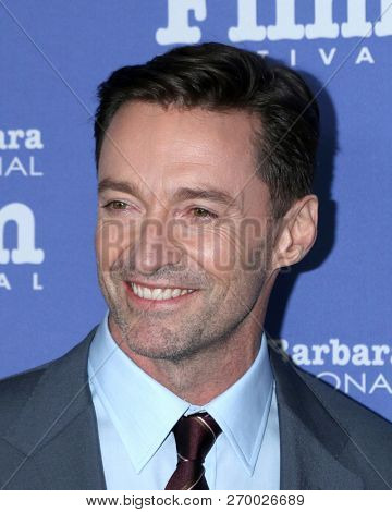 LOS ANGELES - NOV 19:  Hugh Jackman at the SBIFF Kirk Douglas Award Honoring Hugh Jackman at the RItz Carlton Bacara on November 19, 2018 in Santa Barbara, CA