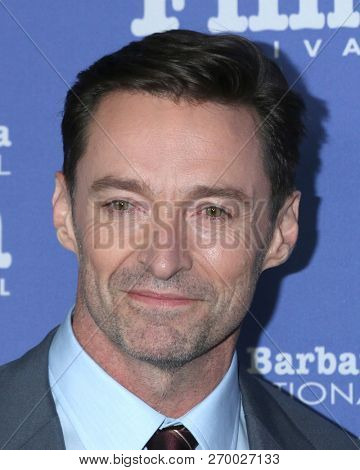 LOS ANGELES - NOV 19:  Hugh Jackman at the SBIFF Kirk Douglas Award Honoring Hugh Jackman at the RItz Carlton Bacara on November 19, 2018 in Santa Barbara, CA
