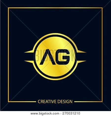 Initial Letter Ag Logo Template Vector Design