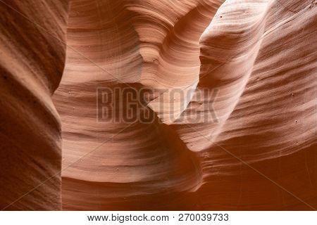 Amazing View And Closeup Of Antelope Canyon, Page, Arizona, Usa